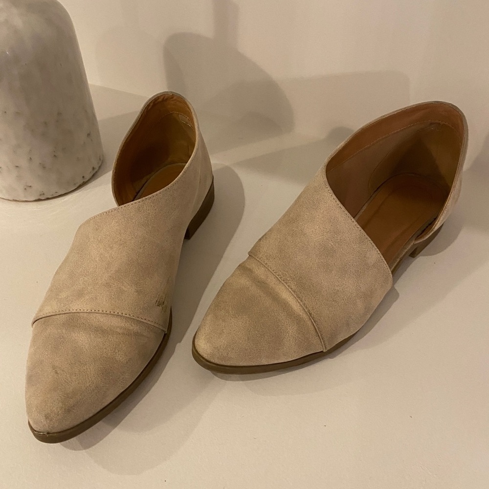 Open Booties in Stone
